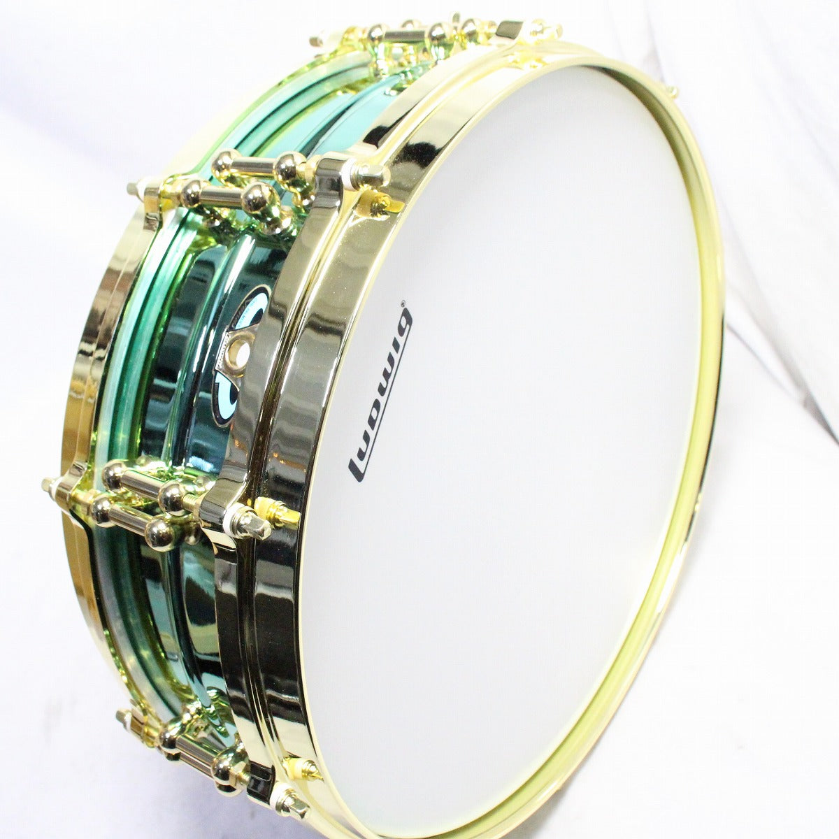 [SN 0801] LUDWIG / LW0414CP Carl Permer "VENUS" 14x3.7 radic brass snare drum [08]