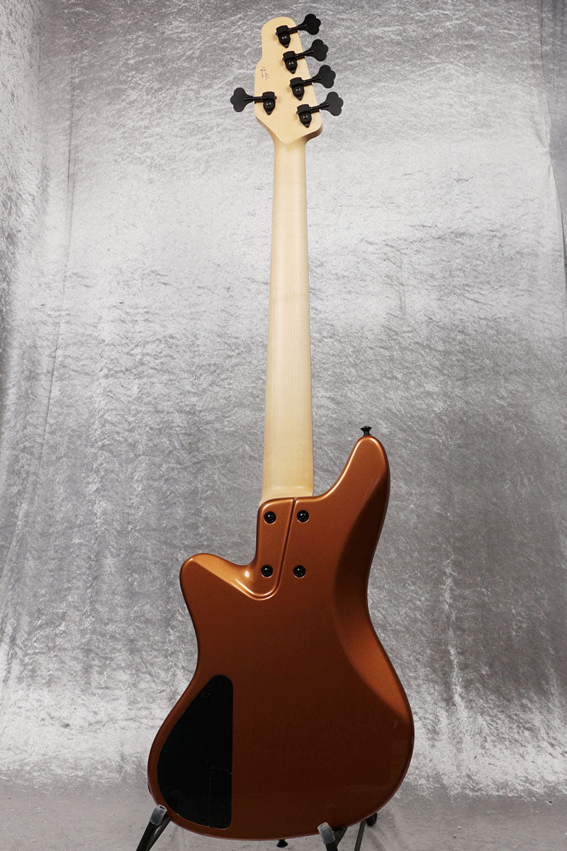 [SN 46] L.E.H. Guitars / The Offset 5 Metallic Bourbon Matching Head [06]