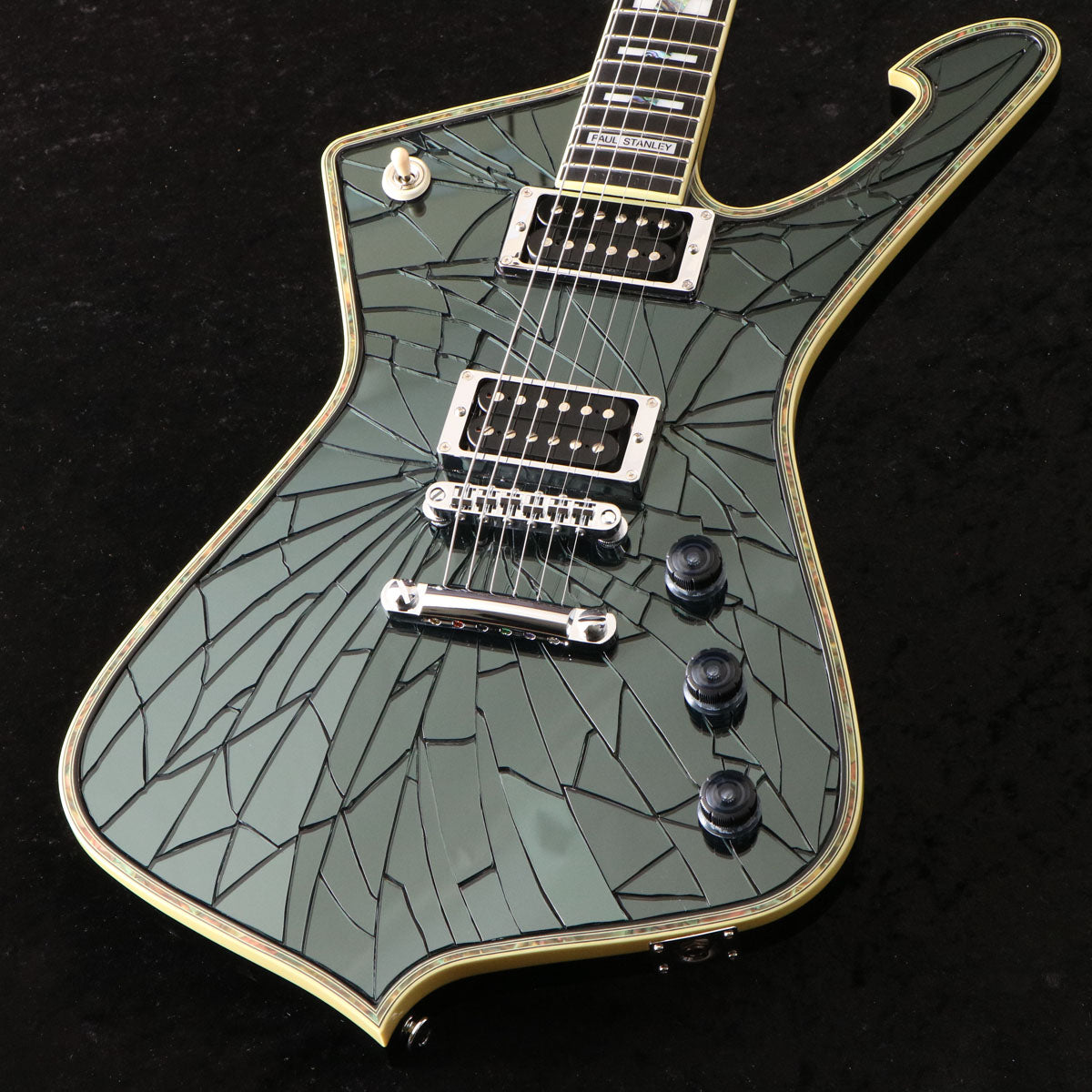 ギター Cracked Mirror_No brand Ibanez PS2CM Purple cracked mirror (2017) - Guitar Compare