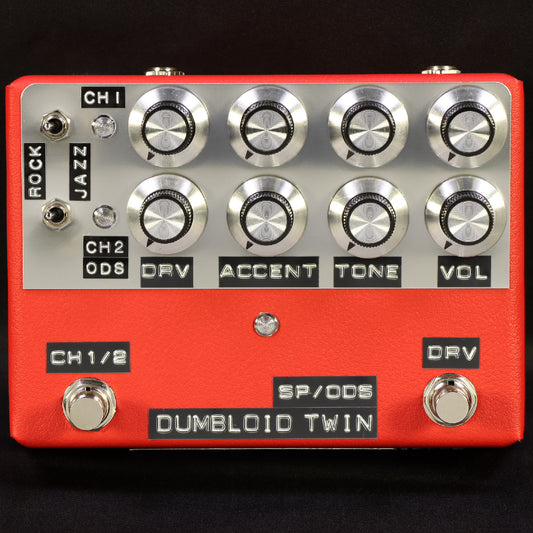 Shins Music / Dumbloid Twin SP/ODS Red Tolex with Jazz/Rock SW Shins Music Overdrive [80]