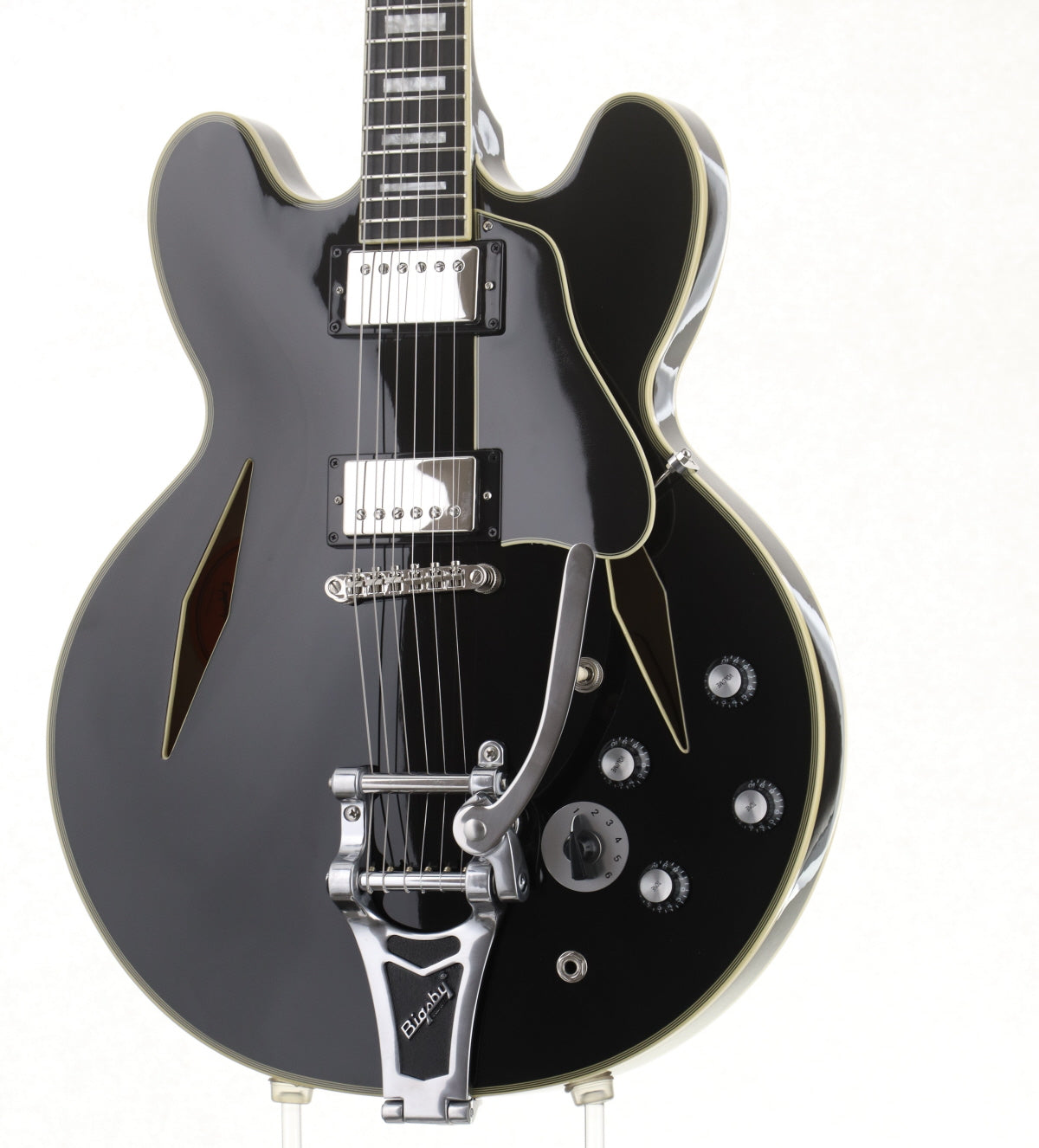 [SN 23021512420] USED Epiphone / Shinichi Ubukata ES-355 Custom Bigsby  ver.02 Ebony 2023 [08]