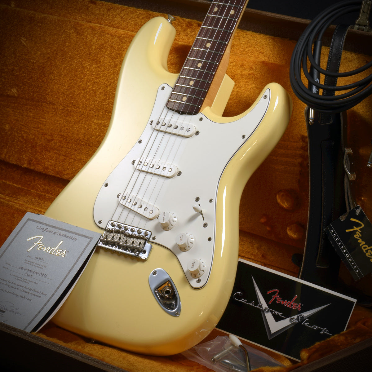 [SN R14473] USED Fender Custom Shop Fender Custom Shop / 1960 Stratocaster  N.O.S. Vintage White [20]