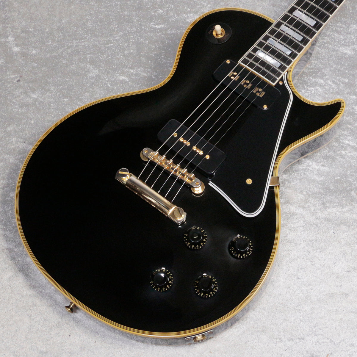 USED Gibson Custom Shop / 1954 Les Paul Custom VOS Ebony [06