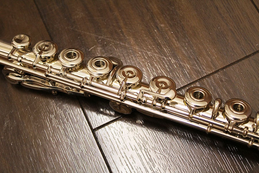 [SN 18744] USED PEARL PF-675R Silver head flute [10]