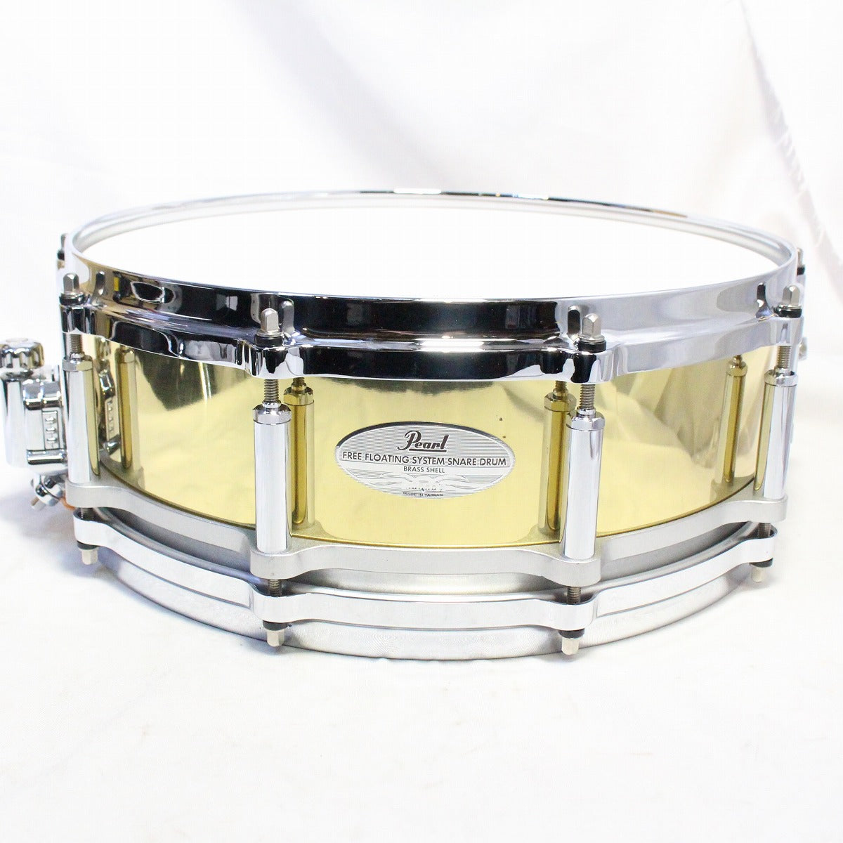 Pearl Drums on X: The 14x5 Free Floating Brass Snare Drum