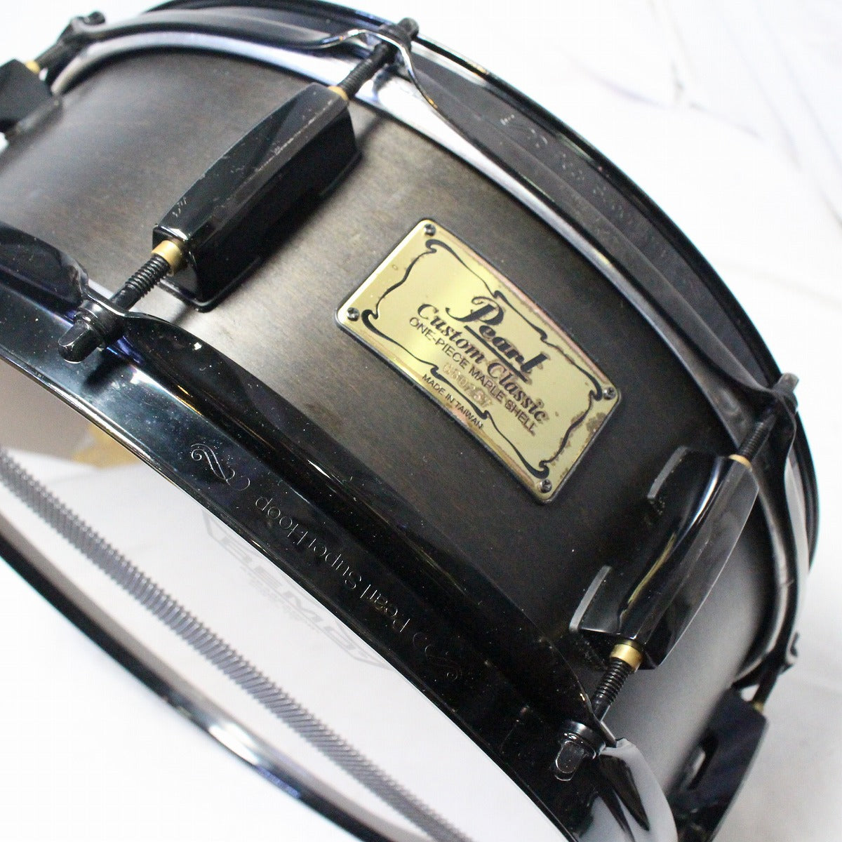 USED PEARL / CLR1450SN/2 CUSTOM CLASSIC Limited Black On Black 14x5 Snare Drum [08]