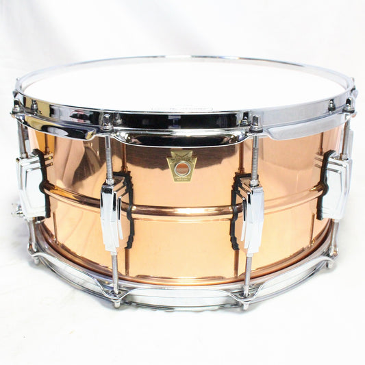 USED LUDWIG / LC662 14x6.5 Copper Phonic Copper Snare Drum [08]