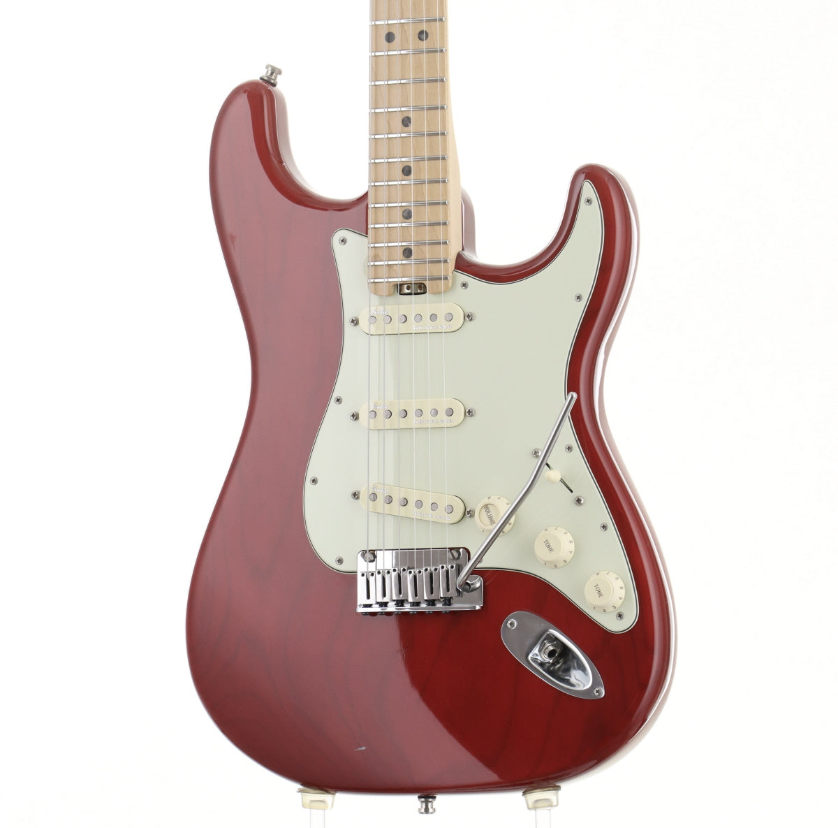 [SN US16123300] USED Fender USA / American Elite Stratocaster Ash Maple  fingerboard Translucent Red [03]
