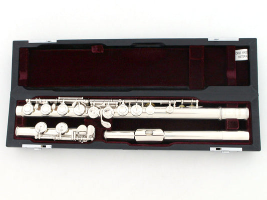 [SN 9874] USED YAMAHA / Flute YFL-811 All silver handmade flute, all tampos replaced [09]