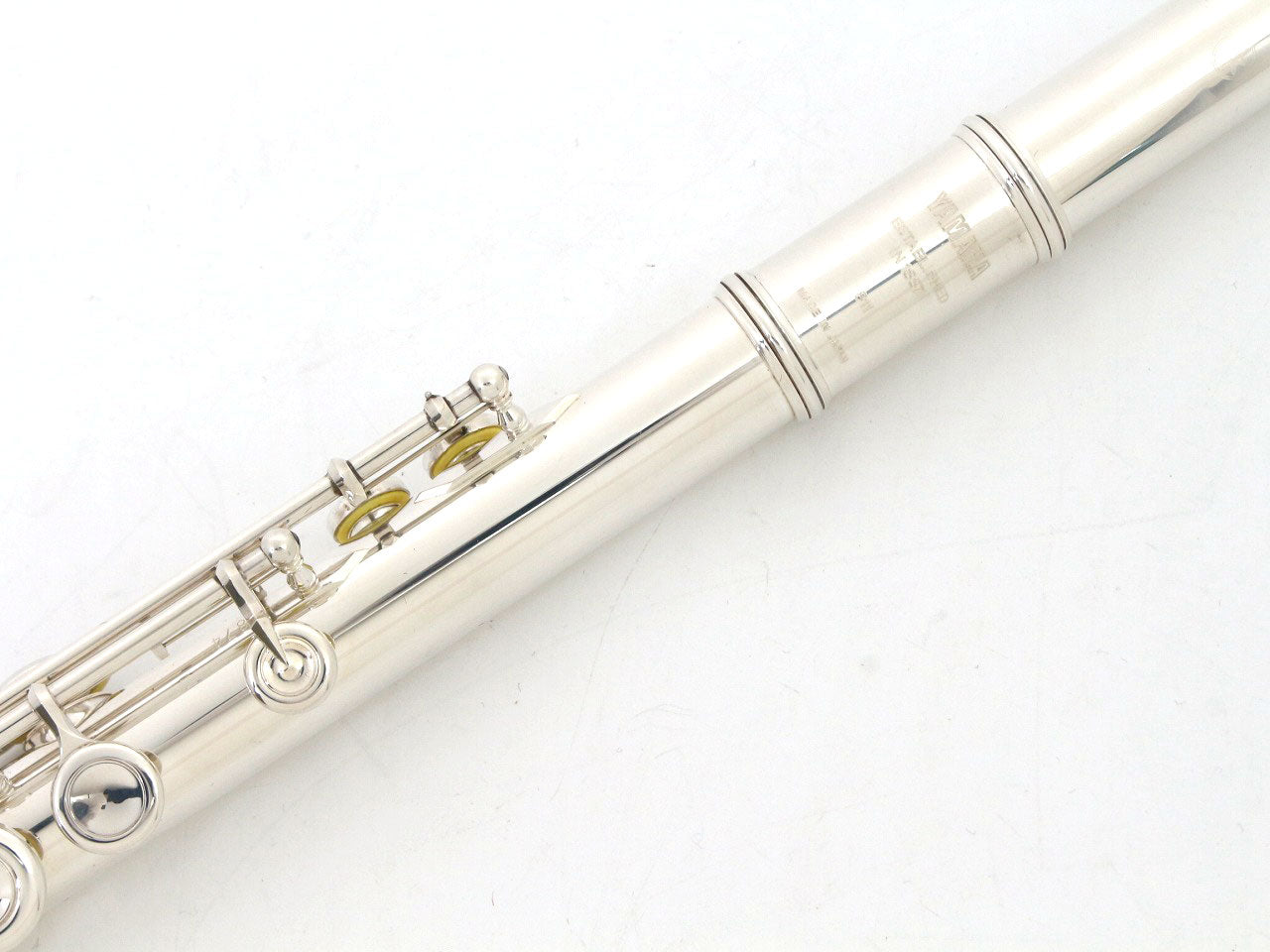 [SN 9874] USED YAMAHA / Flute YFL-811D All silver handmade flute, all tampos replaced [09]