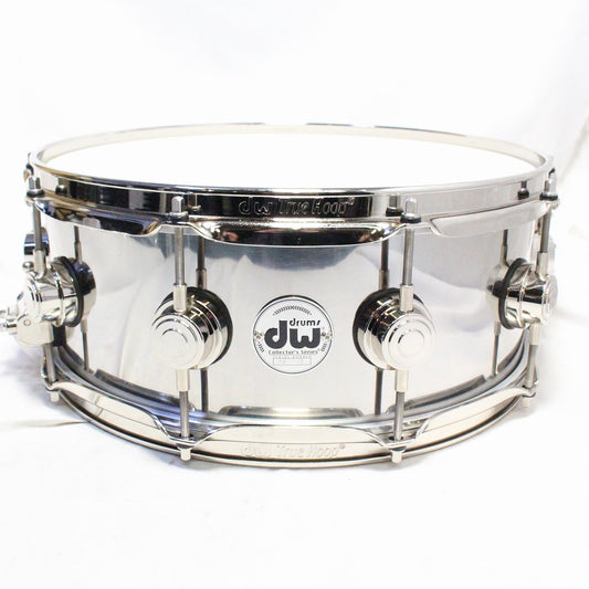 USED DW / DW-SS1455SD/STAIN/N Stenress Steel 14x5.5 Snare Drum [08]