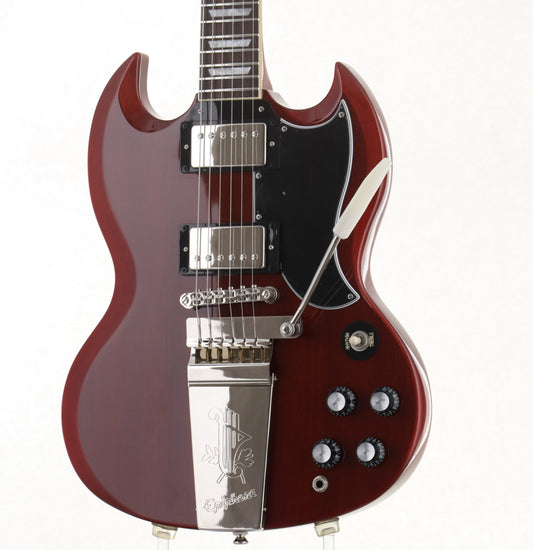 [SN 21091529082] USED EPIPHONE BY GIBSON / Inspired by Gibson SG Standard 60s Maestro Vibrola Vintage Cherry [08]