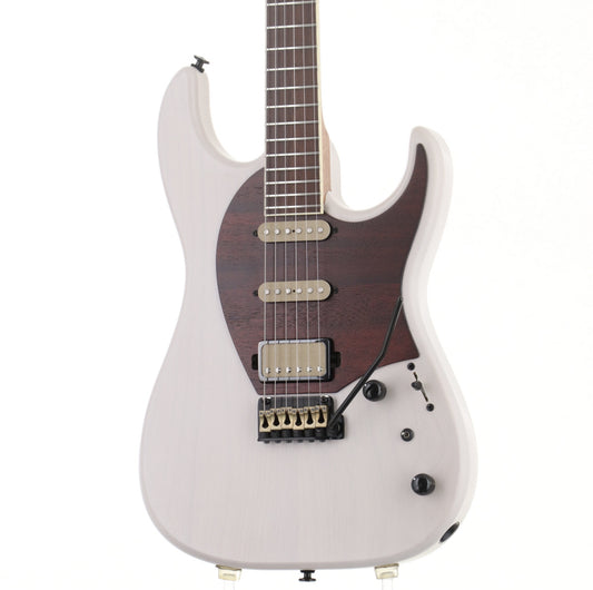[SN D035] USED Suzuka Guitar Design / Sierra AL112 See-Through White [05]