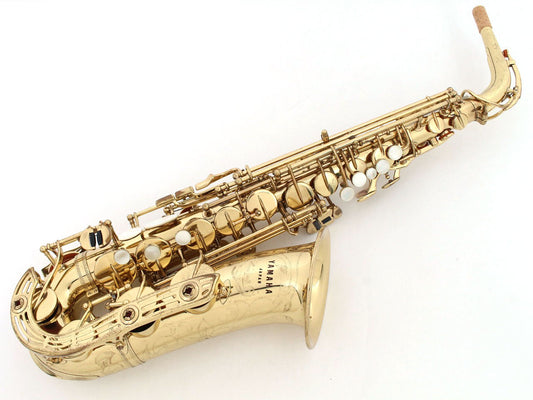 [SN 332] USED YAMAHA / Alto saxophone YAS-61, all tampos replaced [11]