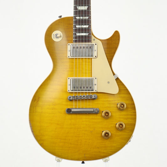 [SN 9 3802] USED Gibson Custom / Murphy Lab 1959 Les Paul Standard Heavy Aged Green Lemon Fade [11]