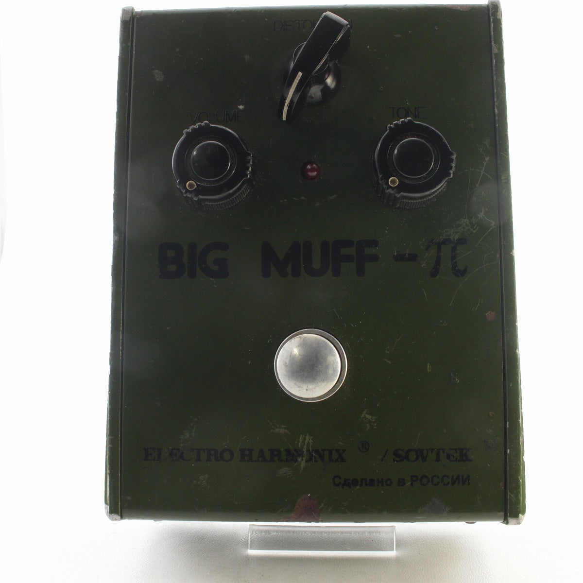 USED ELECTRO-HARMONIX / Big Muff Pi Russian Army Green Bubble Font [03]