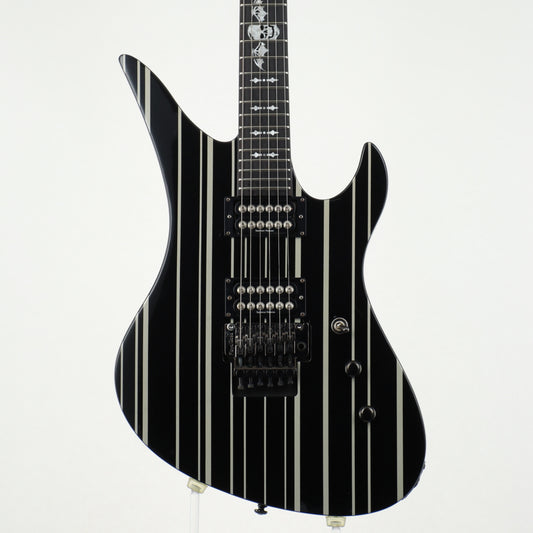 [SN 0804536] USED SCHECTER Schecter / Synyster Custom-S Gloss Black with Silver Pin Stripes [20]