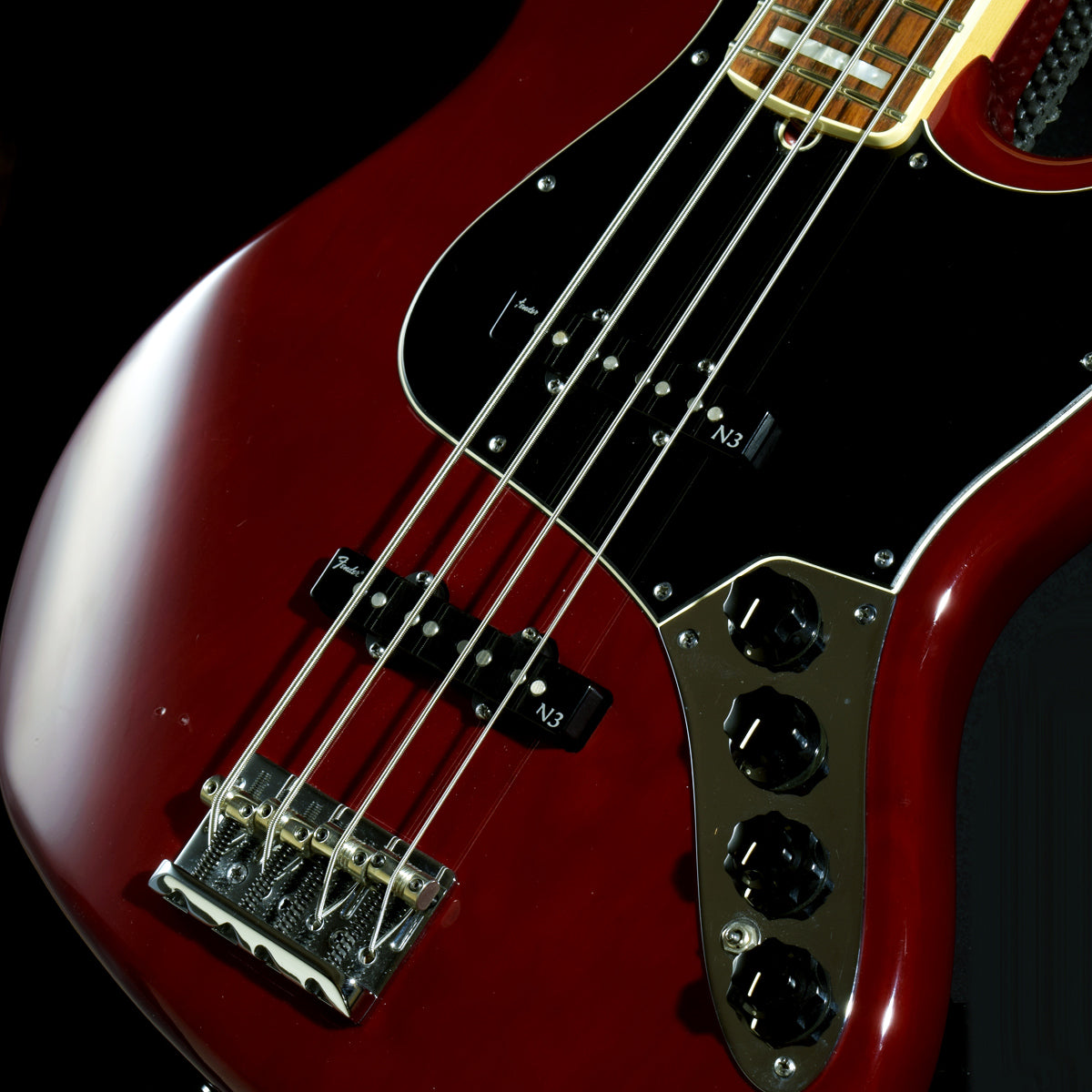[SN US11002142] USED Fender USA Fender / American Deluxe Jazz Bass N3 Wine Red [20]