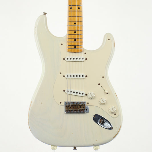 [SN R77073] USED Fender Custom Shop / 1955 Stratocaster Relic Aged White Blonde [11]