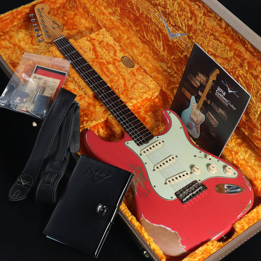 [SN R94278] USED FENDER CUSTOM SHOP / 1962 Stratocaster Heavy Relic Faded Fiesta Red 2018 [05]