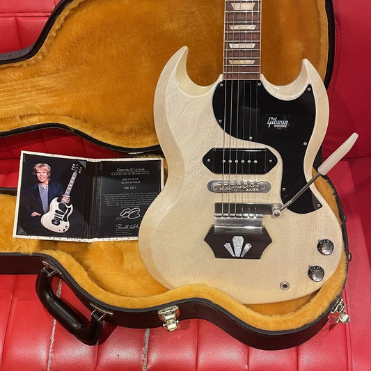 [SN BR1021] USED Gibson Custom Shop / Brian Ray 1962 SG Junior White Fox [04]