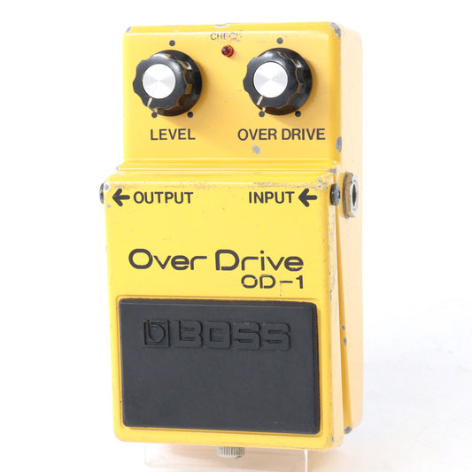 [SN 9300] USED BOSS / OD-1 / NEC C4558C 1980 overdrive for guitar [08]