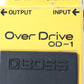 [SN 9300] USED BOSS / OD-1 / NEC C4558C 1980 overdrive for guitar [08]