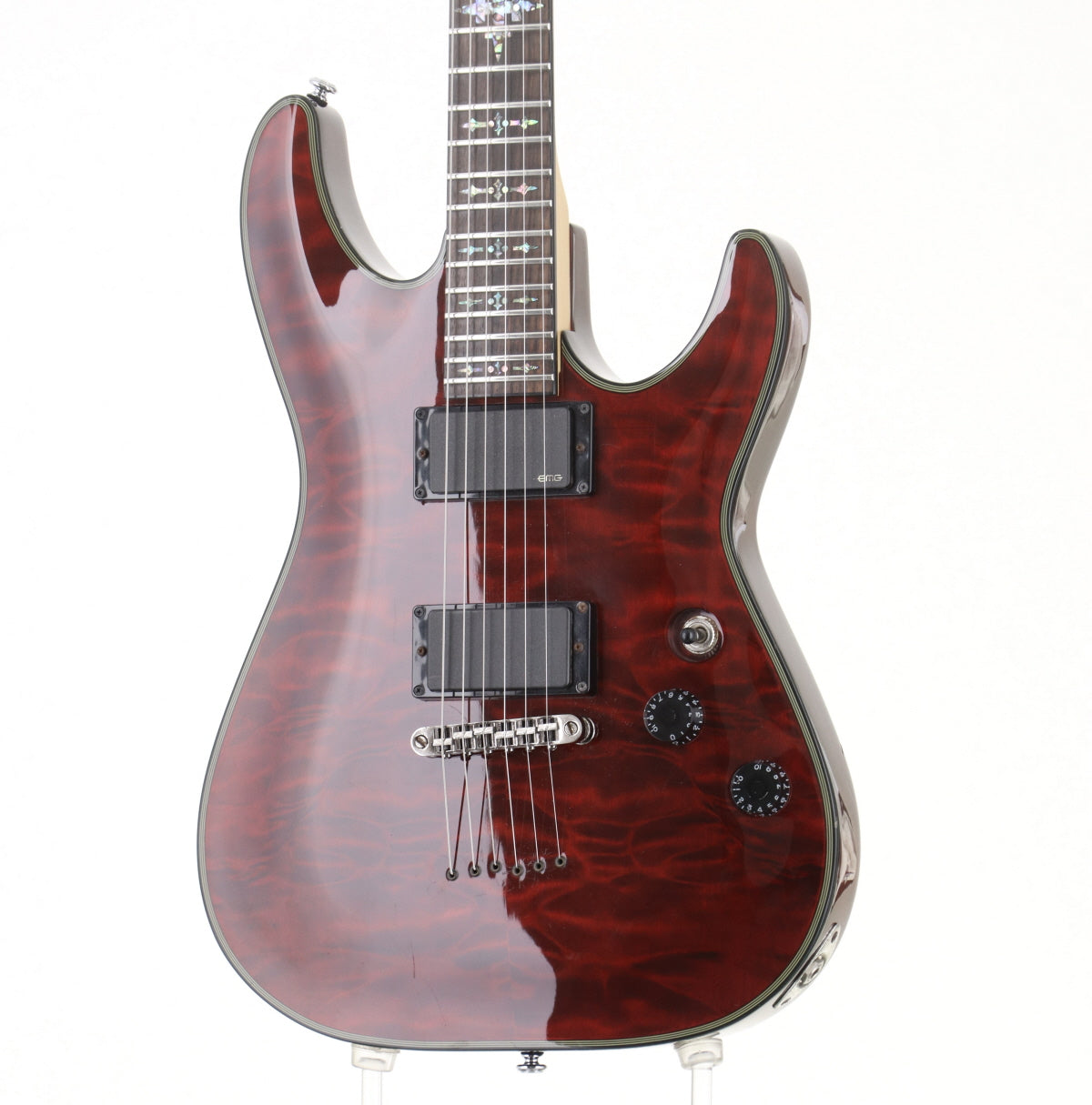 USED SCHECTER / AD-DM-EL Damien Elite Crimson Red [09 – Ishibashi Music  Corporation.