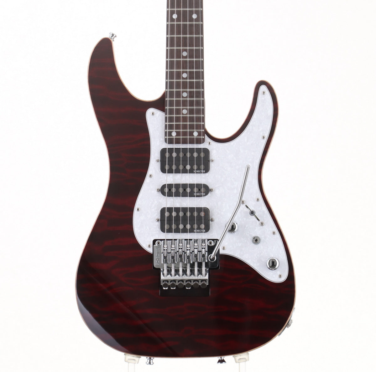 SCHECTER SD-II-24-AS (RED) SCHECTER SD-2-24-AL (See-Thru Red/Maple) ｜