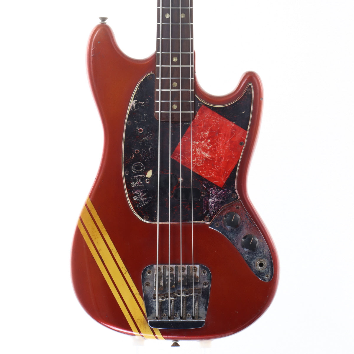 Fender USA Fender / 1973 Mustang Bass Competition Red – Ishibashi