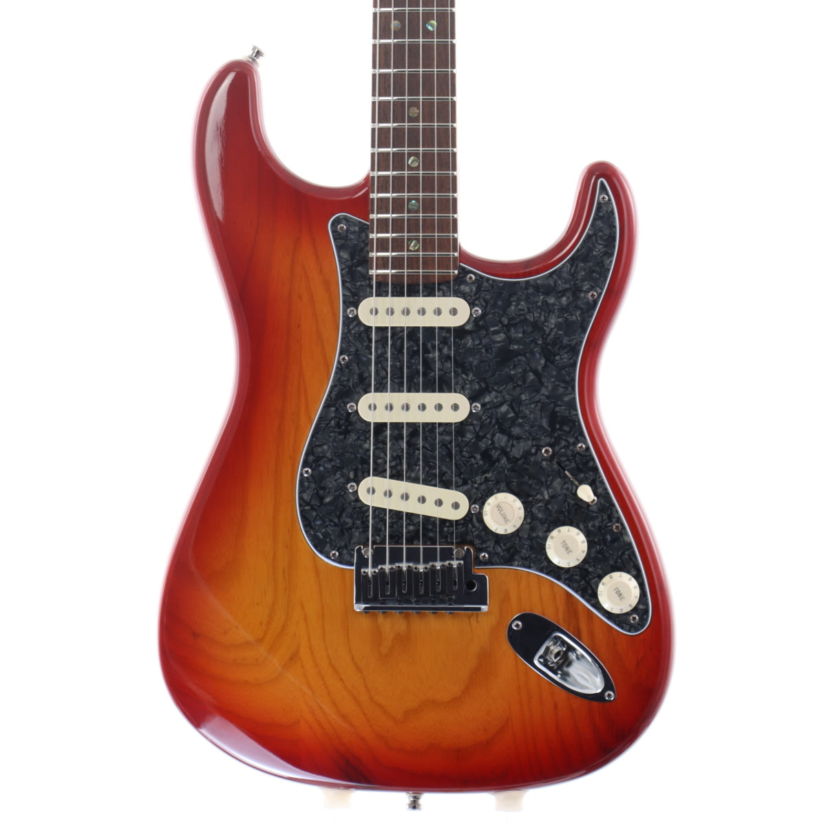 Fender USA / American Deluxe Ash Stratocaster SCN S-1 Aged Cherry
