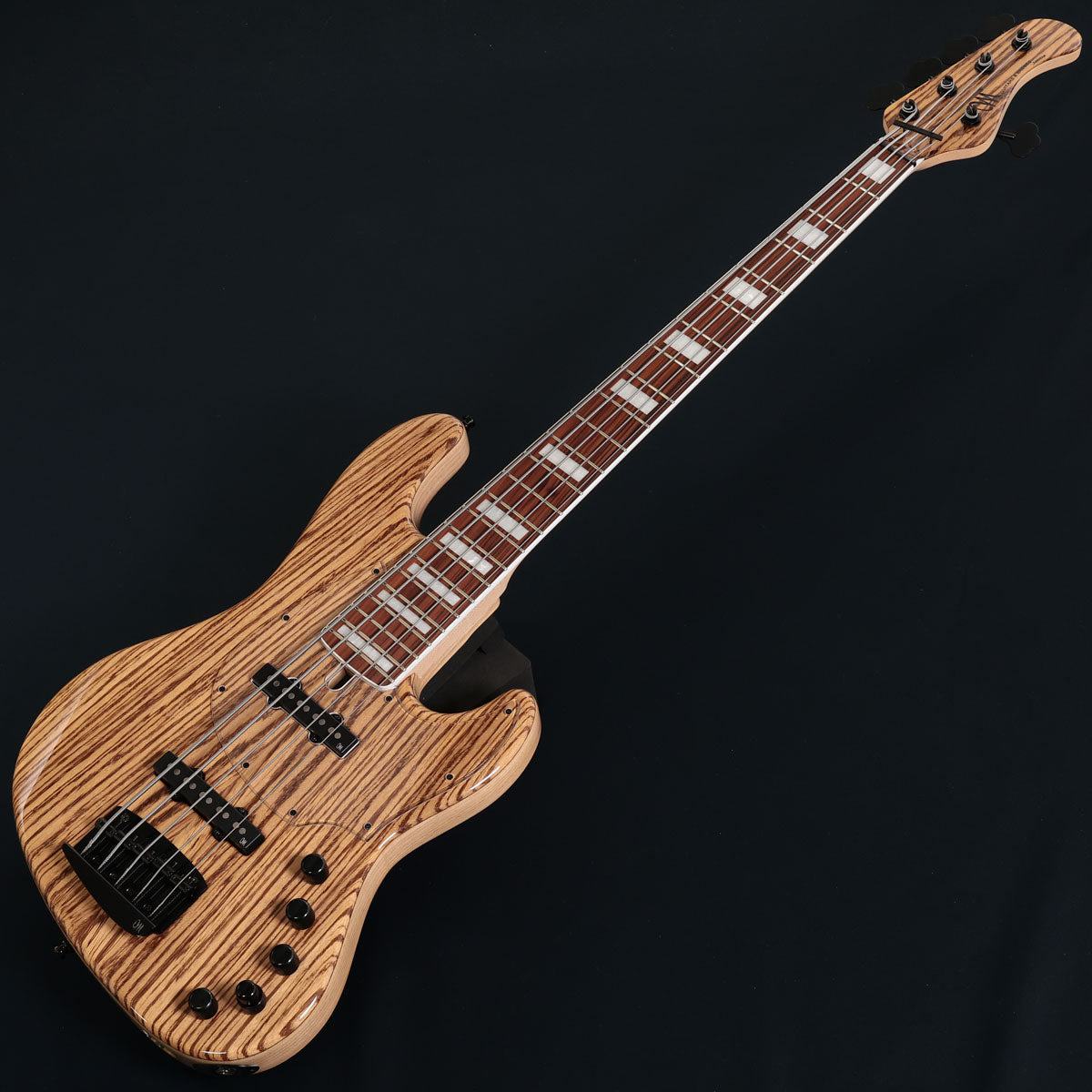 Mayones / Jabba Custom 5-String Zebra Wood Top / Ash Back Natural