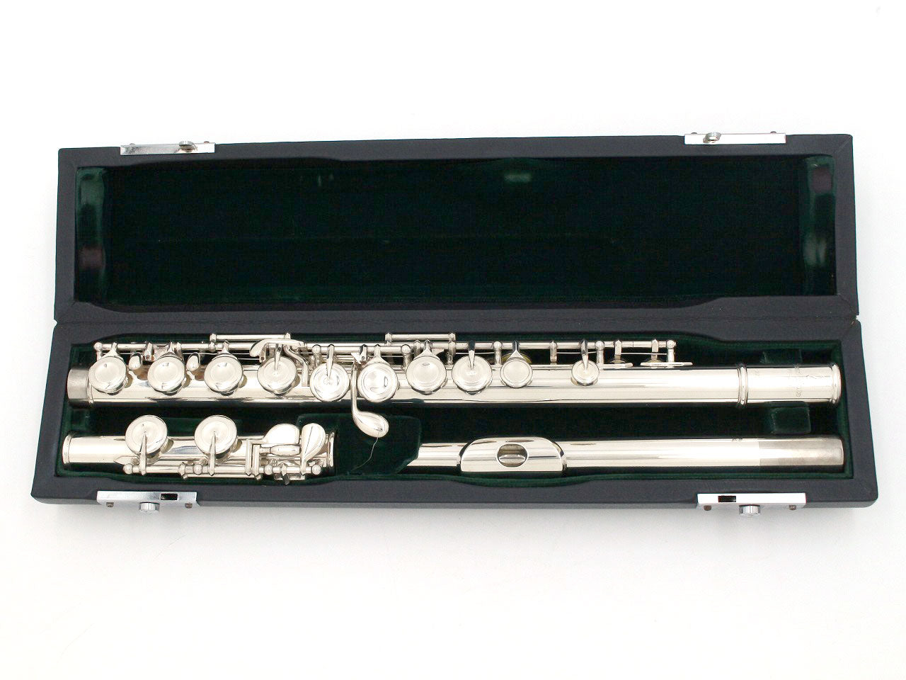 PEARL / Flute PF-525E, Silver Lip Plate, All Pads Replaced