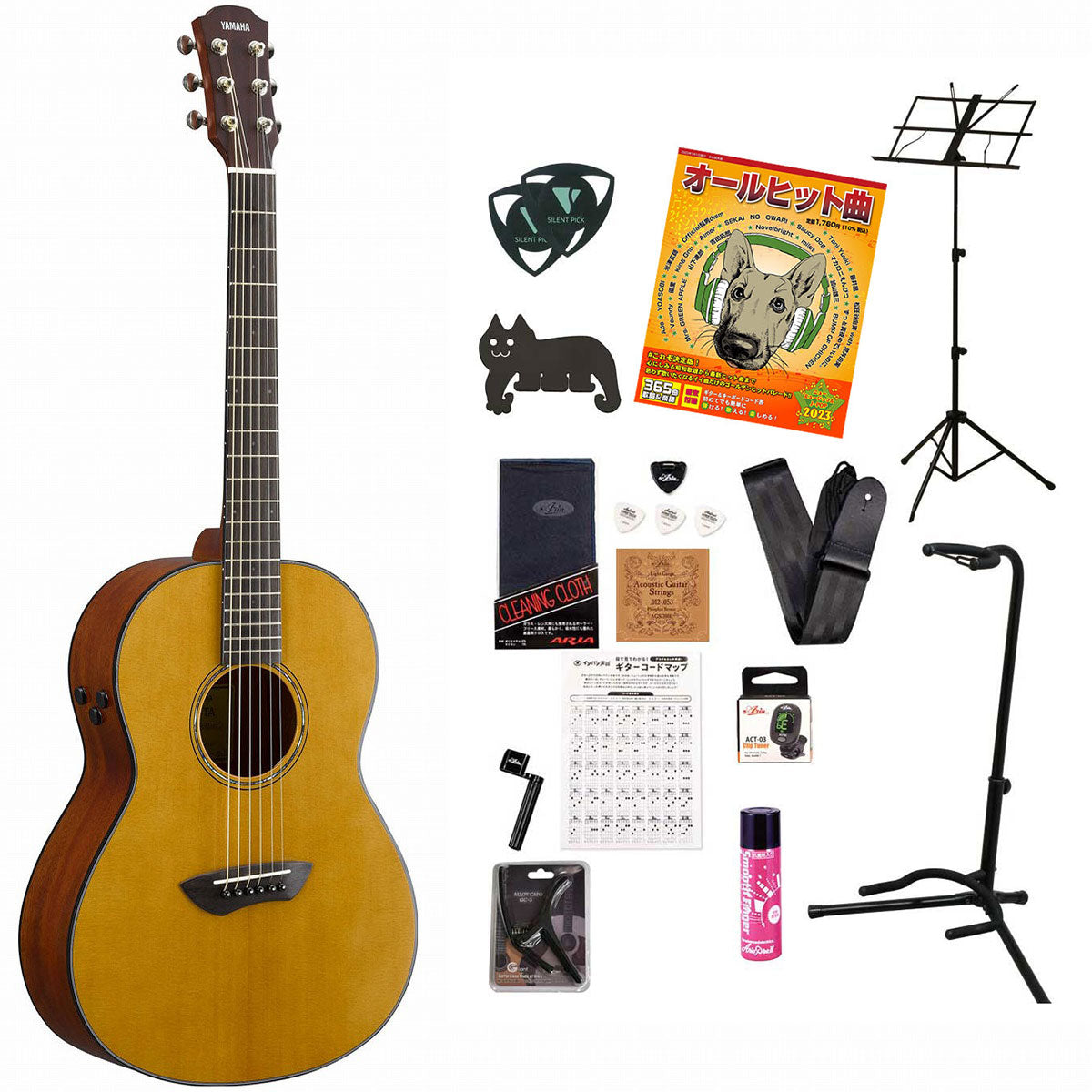 YAMAHA / CSF-TA 17-piece beginner set for acoustic guitar playing [80]