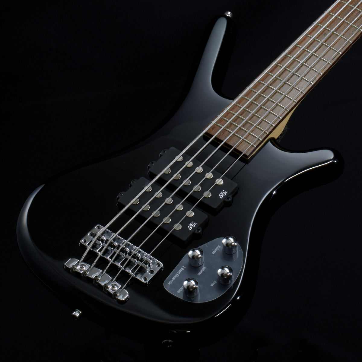 [SN RB F 562161-21] Warwick / Rockbass Series Corvette 
 5st Solid Black  High Polish [Outlet Special Price] [20]