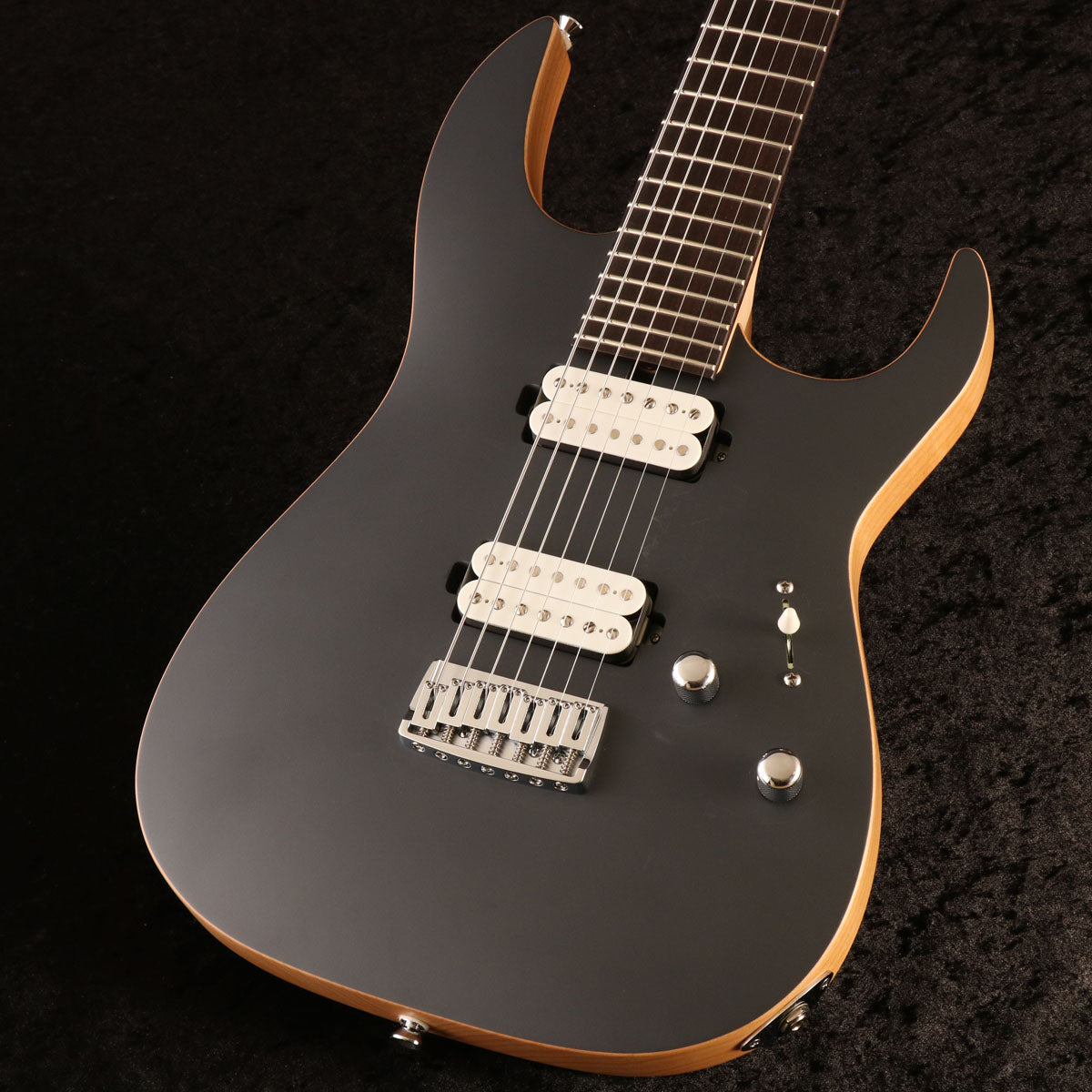 [SN 211833] Saito Guitars / S-724 Alder Rosewood Hardtail Gray Black [03]