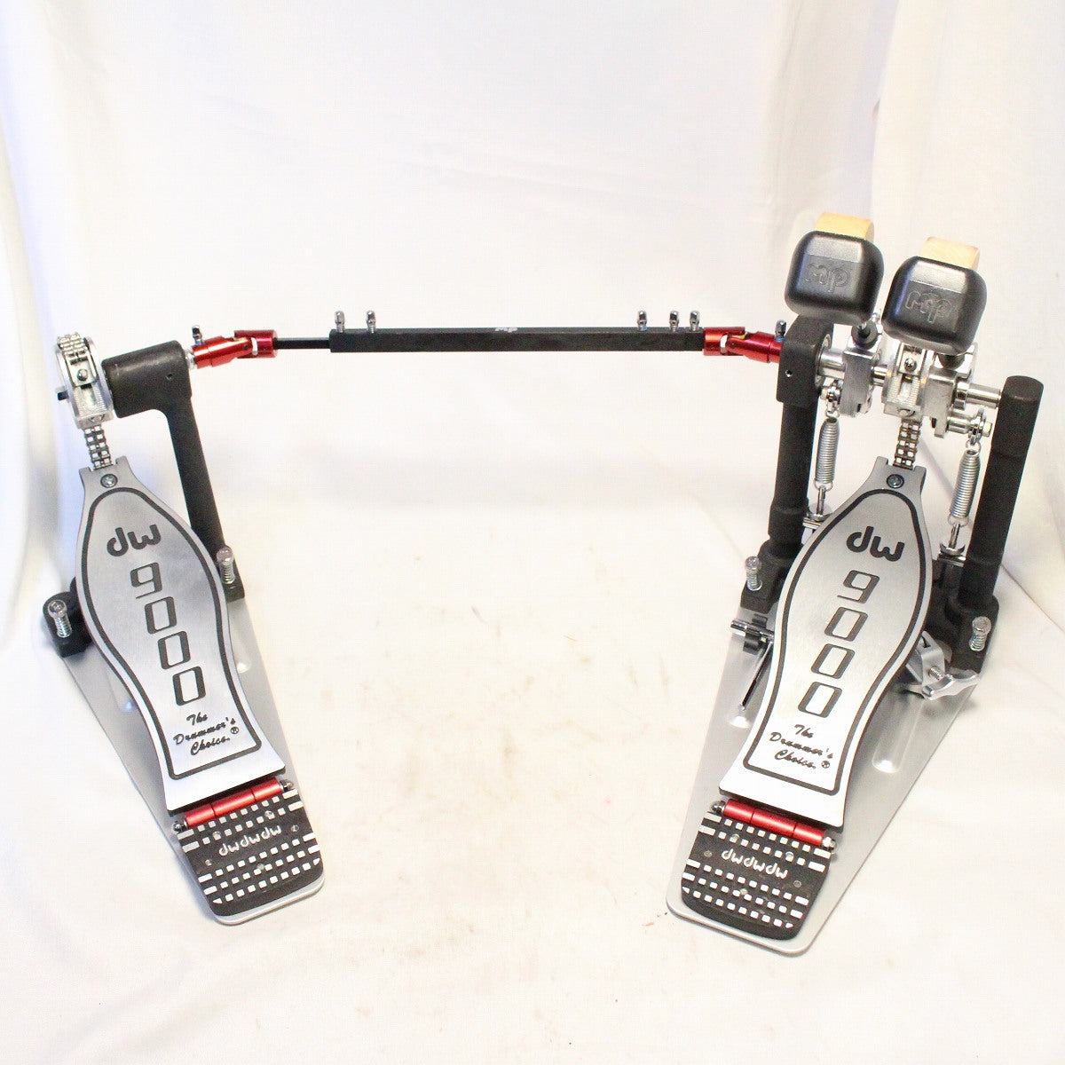 USED DW / DW-9002 9000 SERIES TWIN PEDAL Wood beater DW twin pedal