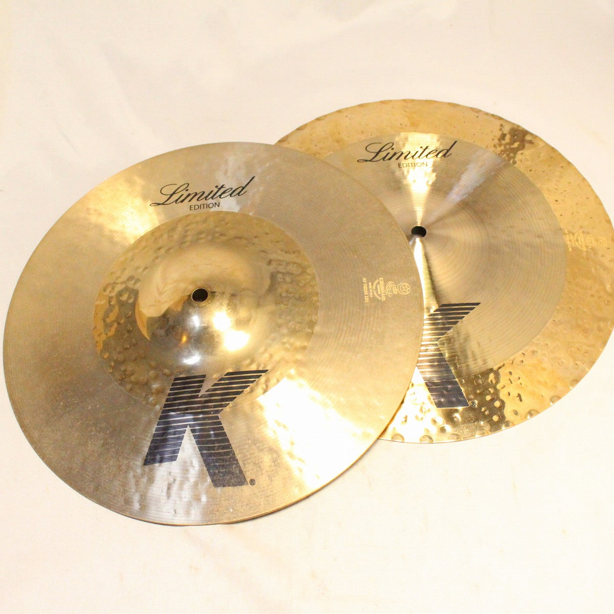 USED Zildjian / K.CUSTOM Hybrid Reversible Hihats 1110/1158 14