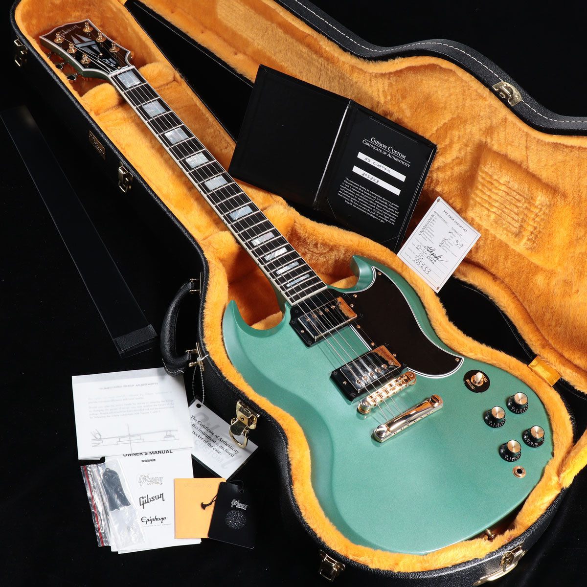 USED GIBSON CUSTOM / SG Custom 2-Pickup Inverness Green