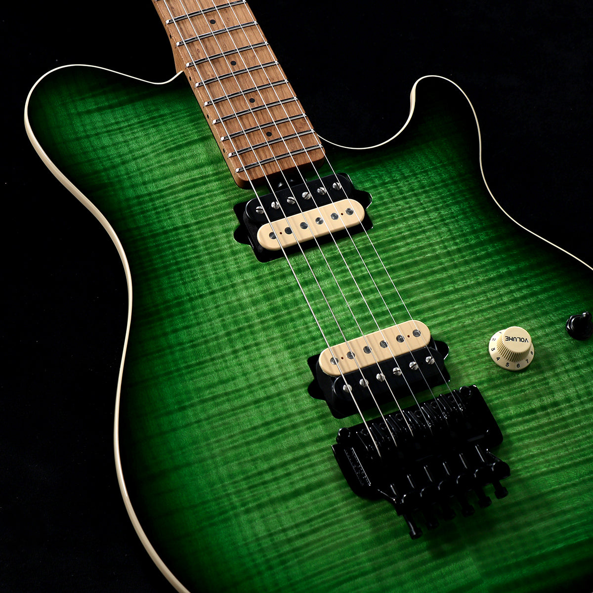 [SN H05390] MUSIC MAN / Axis Matcha Flame - Roasted Birdseye Maple Neck(Weight: 3.59kg) [05]