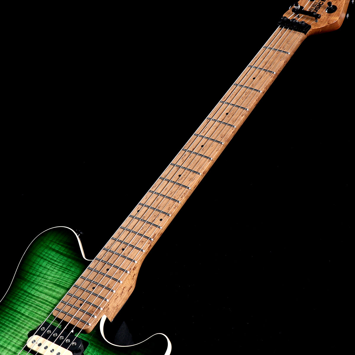 [SN H05390] MUSIC MAN / Axis Matcha Flame - Roasted Birdseye Maple Neck(Weight: 3.59kg) [05]