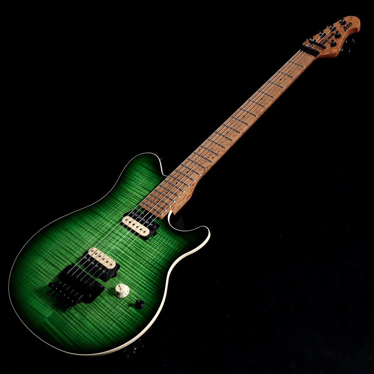 [SN H05390] MUSIC MAN / Axis Matcha Flame - Roasted Birdseye Maple Neck(Weight: 3.59kg) [05]