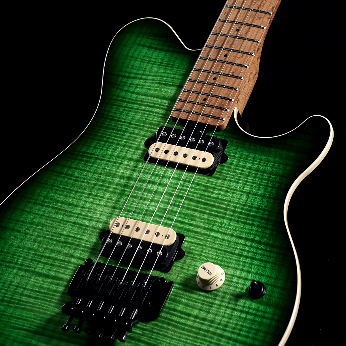 [SN H05390] MUSIC MAN / Axis Matcha Flame - Roasted Birdseye Maple Neck(Weight: 3.59kg) [05]