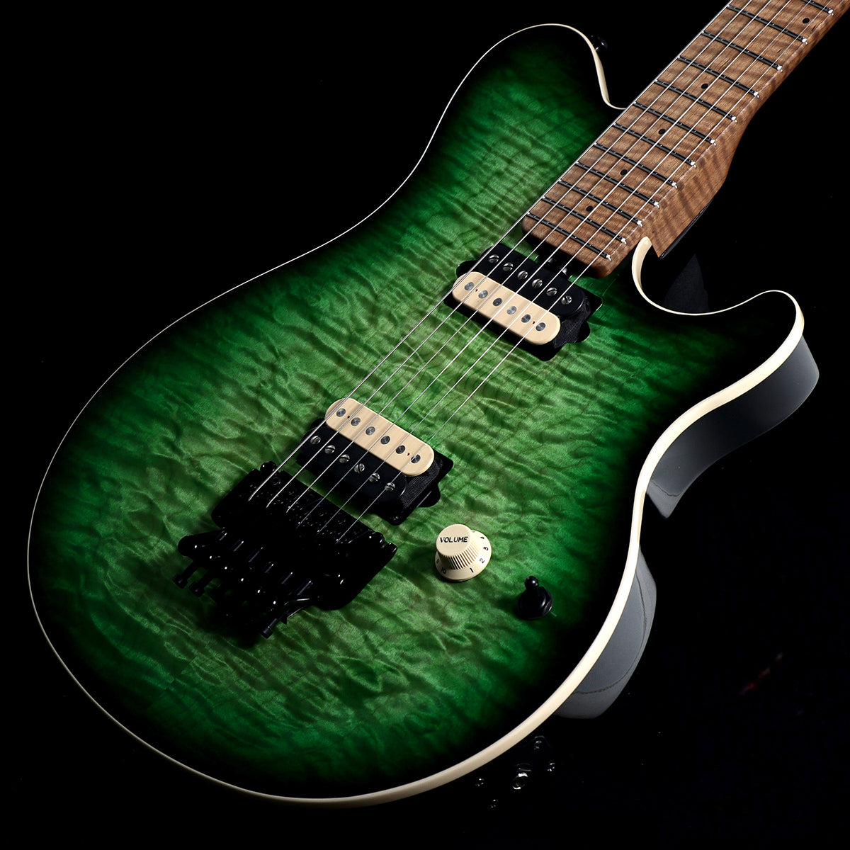 [SN H07272] MUSIC MAN / Axis Matcha Quilt - Figured Roasted Maple Neck(Weight: 3.37kg) [05]