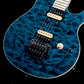 [SN H07538] Music Man / KID Limited AXIS Trans Blue Quilted Maple Top Matching Head(Weight:3.33kg) [05]