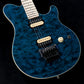 [SN H07538] Music Man / KID Limited AXIS Trans Blue Quilted Maple Top Matching Head(Weight:3.33kg) [05]