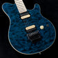 [SN H07538] Music Man / KID Limited AXIS Trans Blue Quilted Maple Top Matching Head(Weight:3.33kg) [05]