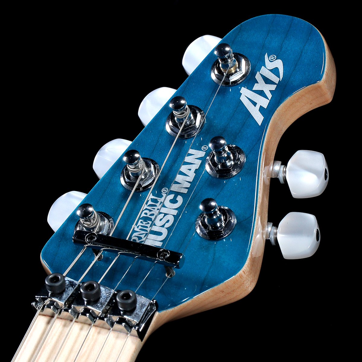 ギター blue Sterling by Music Man StingRay RAY34 Sparkle Bass Blue