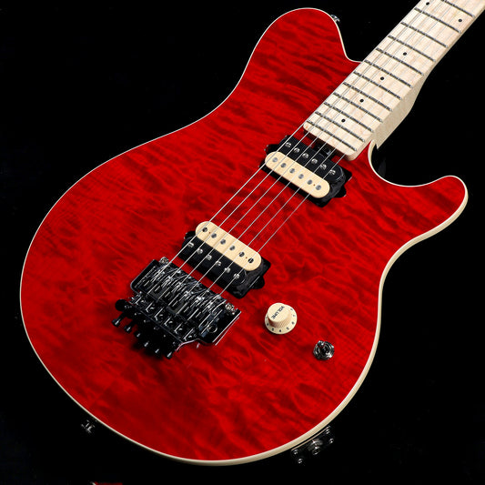 [SN H07886] Music Man / KID Limited AXIS Trans Red Quilted Maple Top Matching Head(Weight:3.34kg) [05]