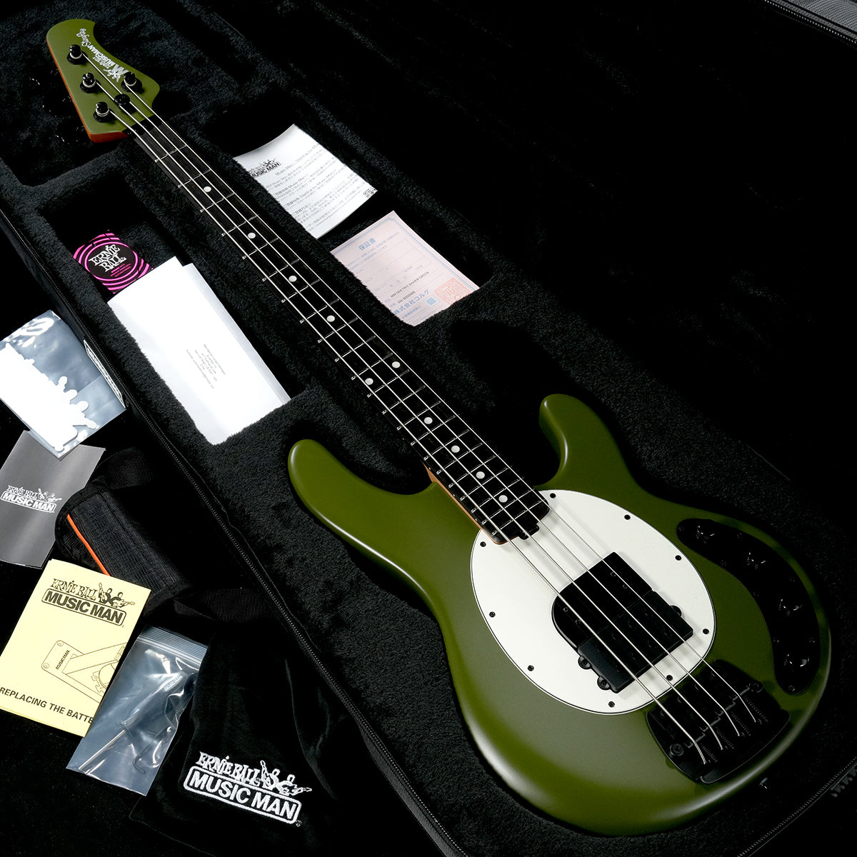 [SN B059488] MUSIC MAN / Tim Commerford Stingray Bass Active Full-Scale Xavier Green(Weight:3.86kg) [05]